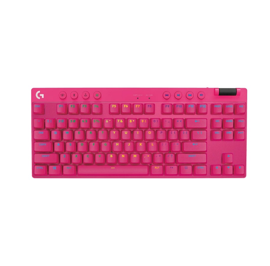Tastaturen - Logitech G PRO X TKL - Logitech GX Brown (Tactile) - Tactile - Gaming Tastaturen - ohne Numpad - Deutsch - Pink - 920-012155