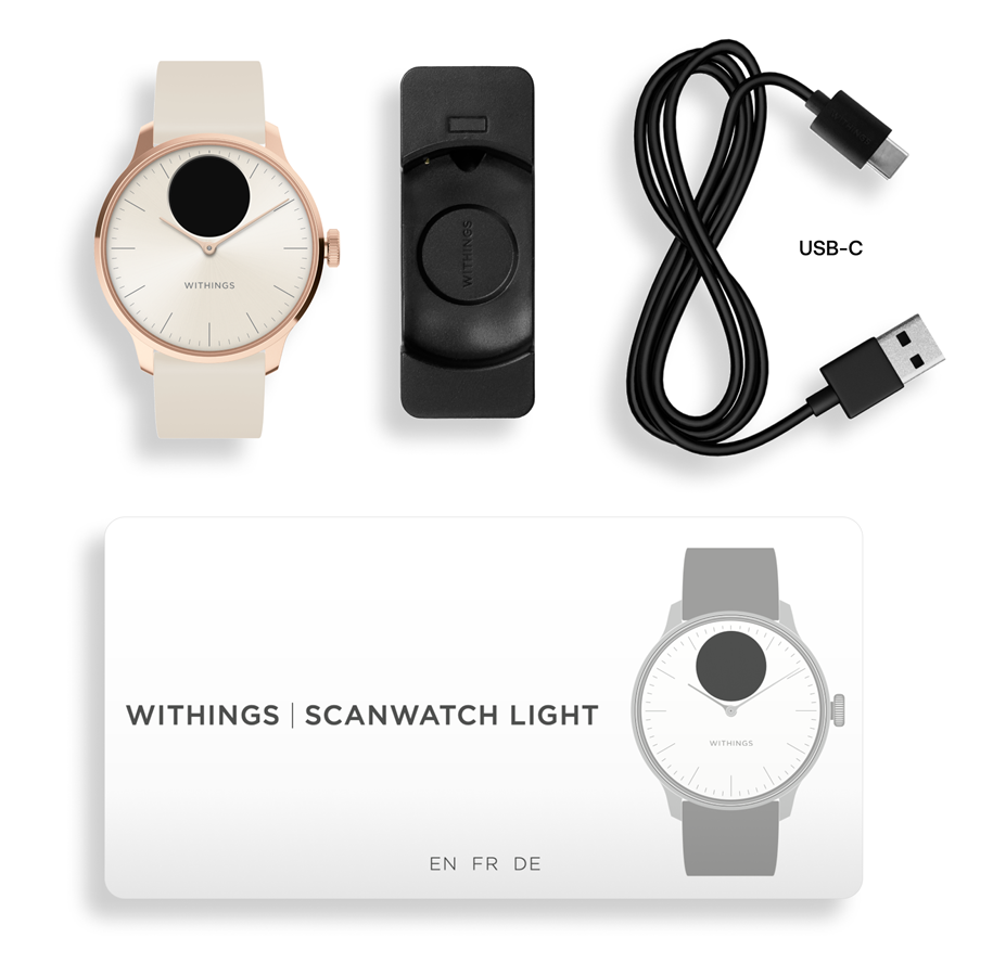 Withings Scanwatch Light - Rose Gold - 37 mm | Auf Lager | Günstig