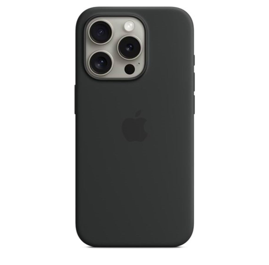 Handys - Cover & Cases - Apple iPhone 15 Pro Silicone Case with MagSafe - Black - MT1A3ZM/A