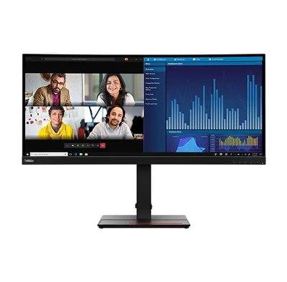 Monitor - 34" Lenovo ThinkVision P34w-20 - 3440x1440 (UWQHD) - IPS - 100W USB-C - KVM switch - 63F2RAT3EU