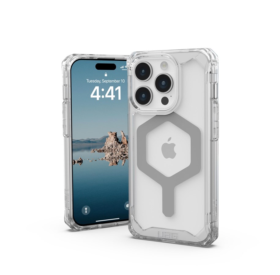 Handys - Cover & Cases - UAG Plyo MagSafe ice/silver - iPhone 15 Pro - 114286114333