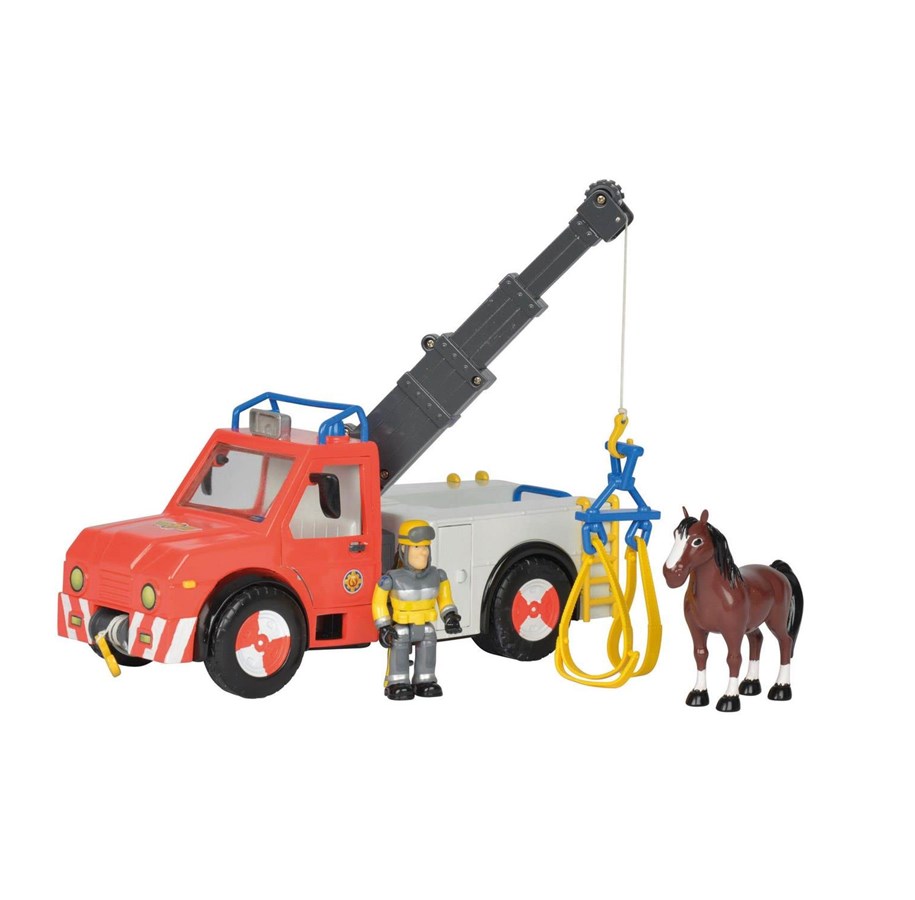 Spielzeugauto - Fireman Sam Phoenix Tow Truck with Horse - 109252575