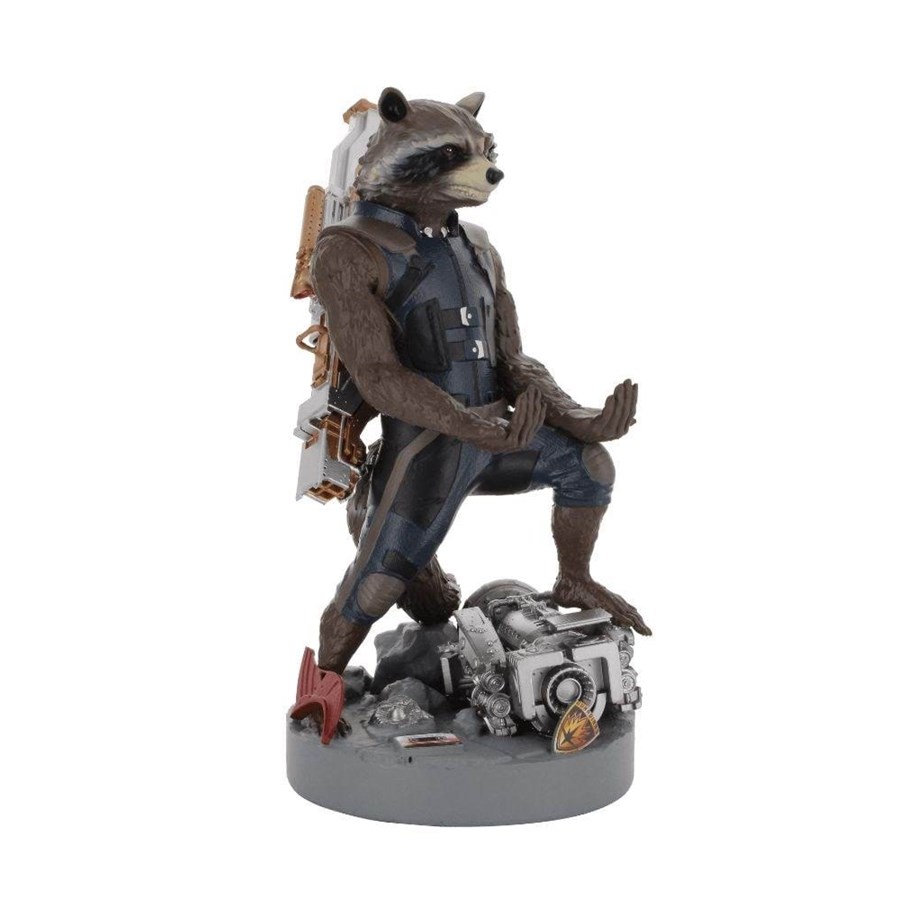 Gaming Zubehör - Cable Guys Guardians of The Galaxy: Rocket Cable Guy Original Controller and Phone Holder 21.5cm - Miscellaneous Zubehör für Spielkonsole - 5060525895906
