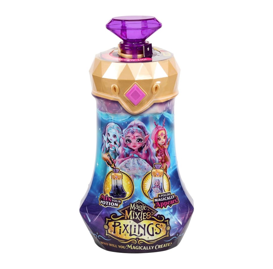 Puppen & Zubehör - Magic Mixies Pixling Unia Purple S1 - 30443