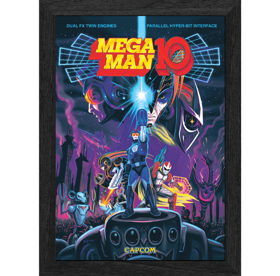 Merchandise - Pixel Frames - Plax Mega Man: Robot Crisis - Bild - 849172014640