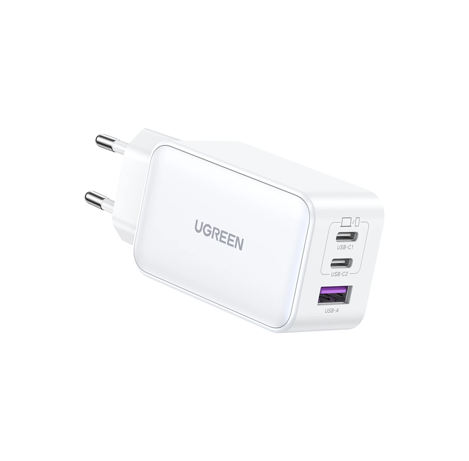 Handys - Adapter und Ladegeräte - UGREEN Nexode USB-A+2*USB-C 65W - White - 15334