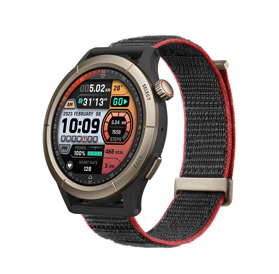 Smartwatches, Pulsuhren, Sportuhren & Schrittzähler - Amazfit Cheetah Pro 47mm - Run Track Black (Titanium Alloy Bezel) *DEMO* - W2292TY1N