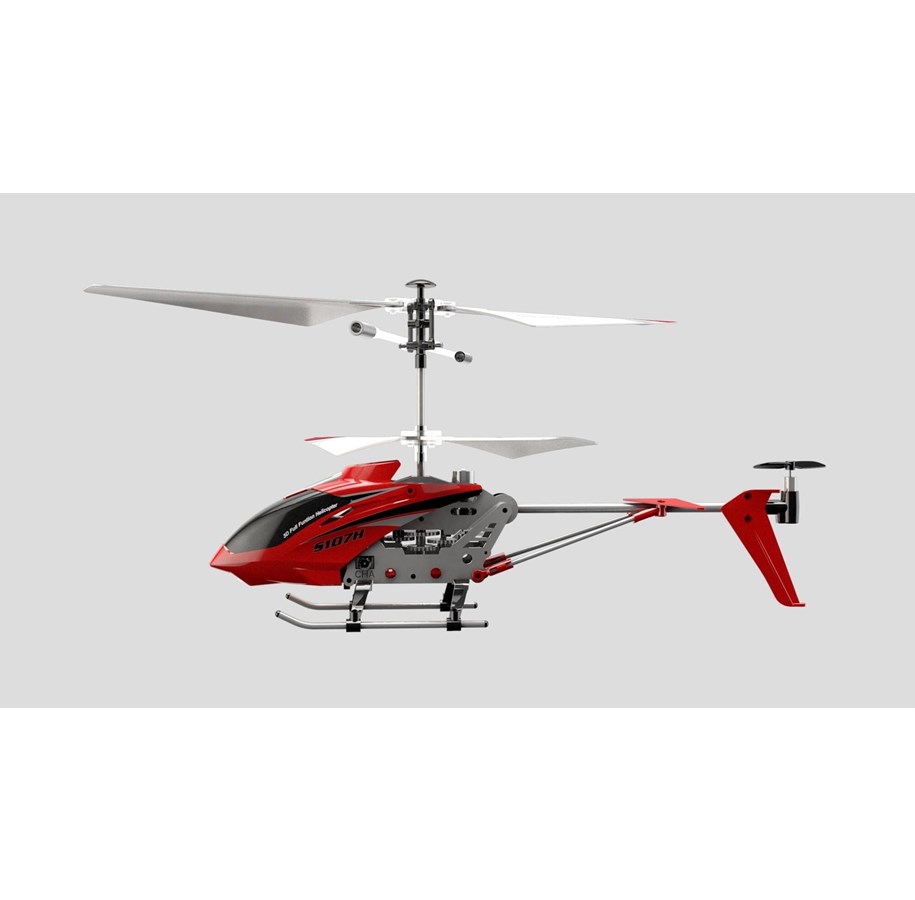 Ferngesteuert - Syma R/C S107H Helicopter 2.4GHz 23 cm Red - 50402