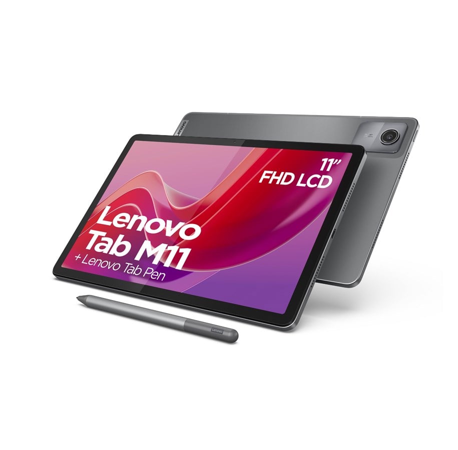 iPad & Tablet - Lenovo Tab M11 128GB 4G / LTE - Lunar Grey - ZADB0034SE