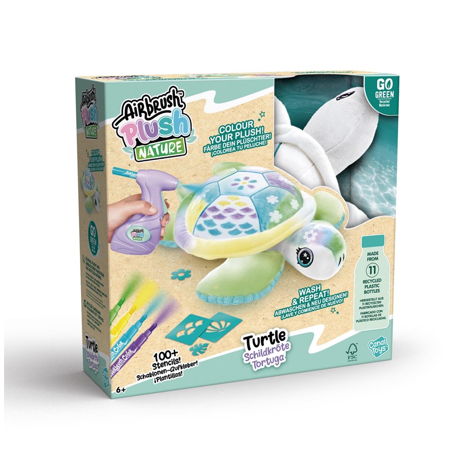 Figuren - Airbrush Plush Turtle - 280