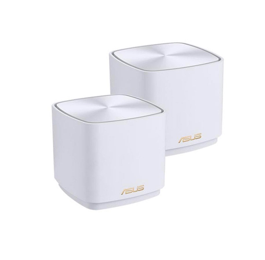 Wlan Router - ASUS ZenWiFi XD4 Plus -Wi-Fi 6 - 2-Pack - Dual-Band - 1-WAN-Port - Mesh router Wi-Fi 6 - 90IG07M0-MO3C20