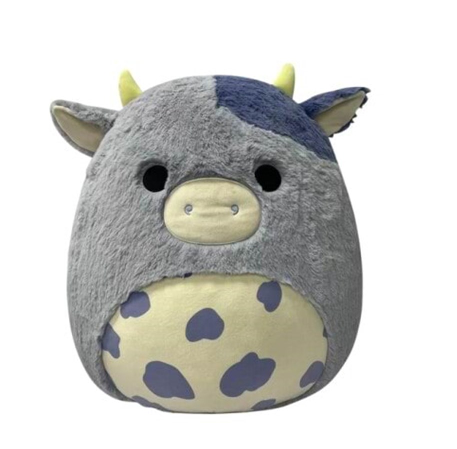 Plush - Squishmallows Fuzz-A-Mallows Bubba the Cow 50 cm - 232446