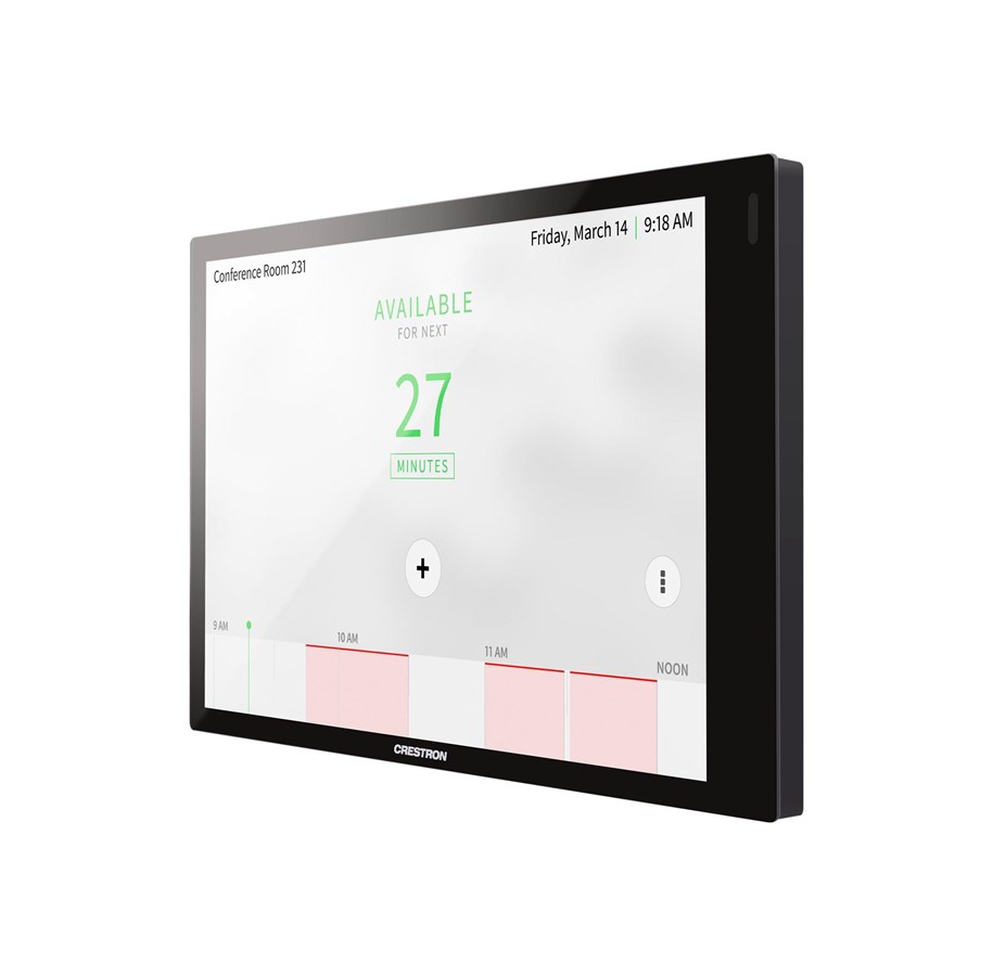 Wandhalterungen, AV-Halterungen & AV-Möbel - Crestron Electronics Crestron Room Scheduling Touch Screen TSS-770-B-S-LB KIT - room manager - Bluetooth 802.11a/b/g/n/ac - smooth black - Max - recommended for - TSS-770-B-S-LB KIT