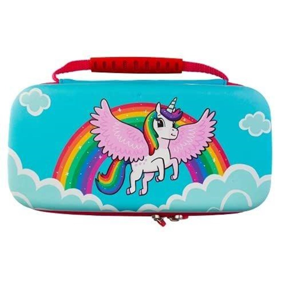 Gaming Zubehör - iMP TECH Over the Rainbow Unicorn Case 7-in-1 Switch Lite - Miscellaneous Bag - Nintendo Switch Lite - 5060176365483