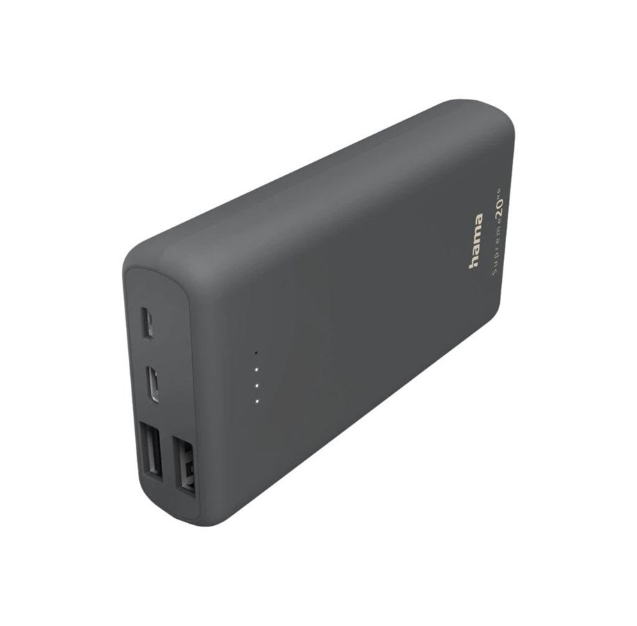 Powerbank (Akku) - Hama Supreme 20HD Powerbank (Akku) - schwarz - 20000 mAh - 201669