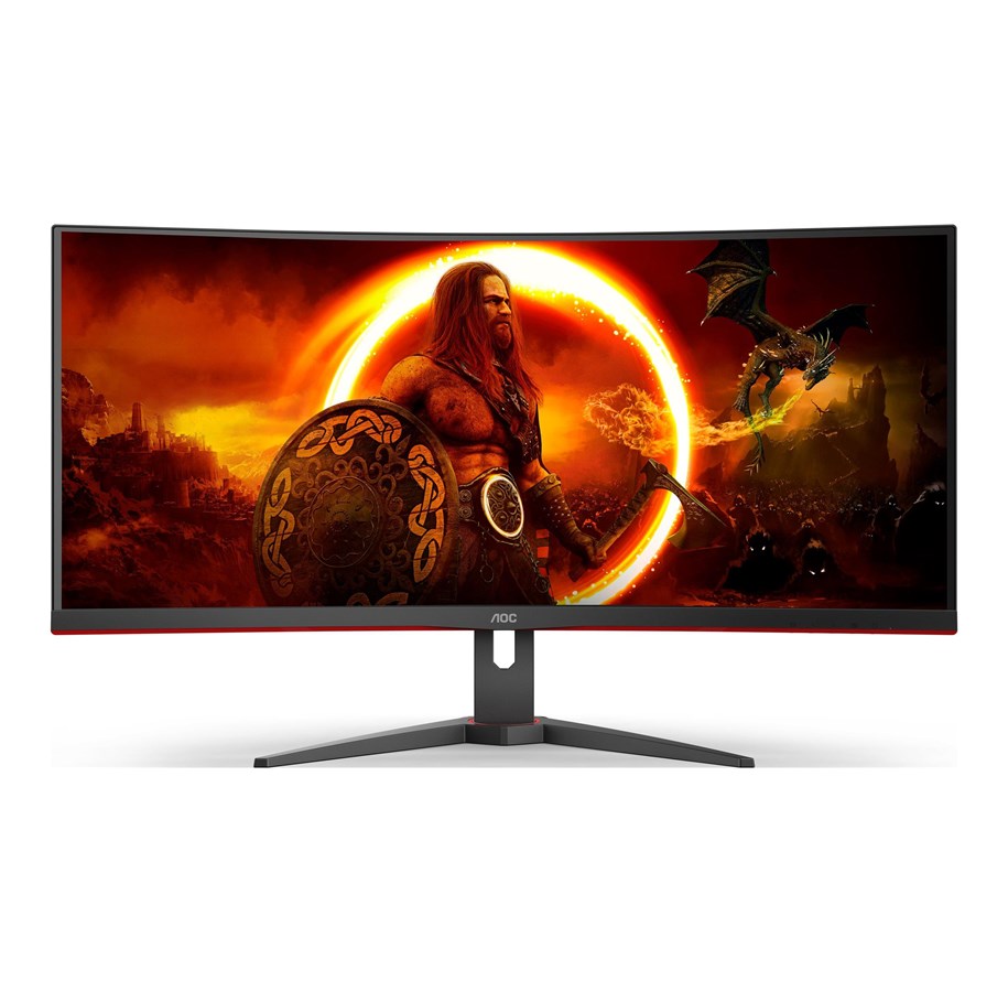 Bildschirm - 34" AOC CU34G2XE - 3440x1440 (UWQHD) - 144Hz - VA - CU34G2XE/BK