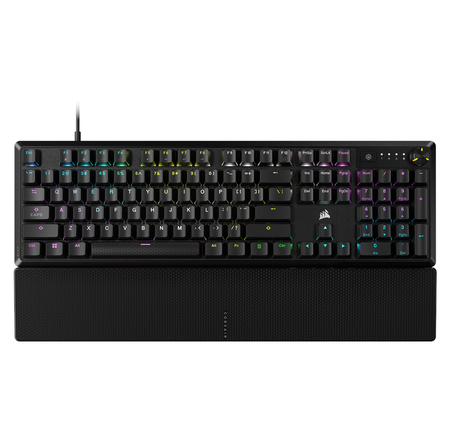 Tastaturen - Corsair K70 CORE RGB Mechanical Gaming Keyboard - Gaming Tastatur - Full-Size - Nordic ISO - Schwarz - CH-910981E-ND