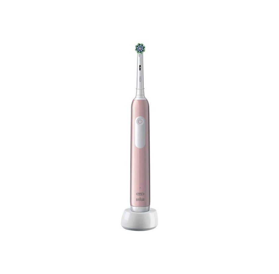 Elektrische Zahnbürsten - Oral-B Elektrische Zahnbürste Pro 1 Travel Edition - tooth brush - pink - 8001090914217