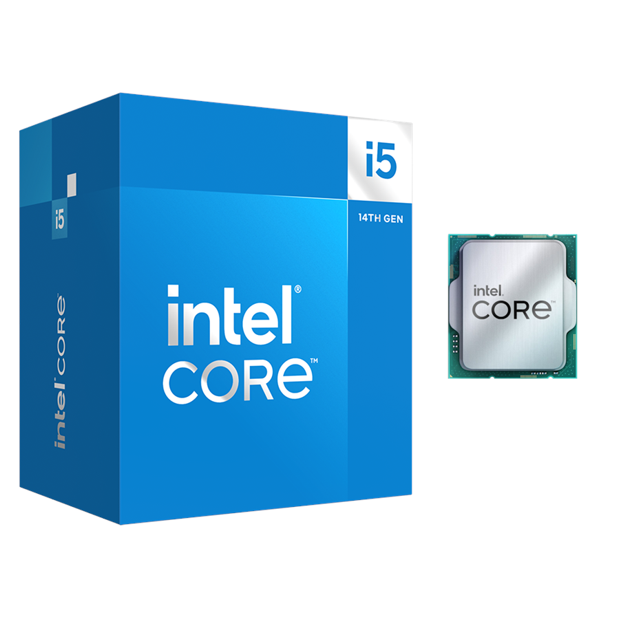 CPU - Intel Core i5-14500 Raptor Lake-S CPU - 14 Kerne - 2.6 GHz - Intel LGA1700 - Intel Boxed (mit Kühler) - BX8071514500