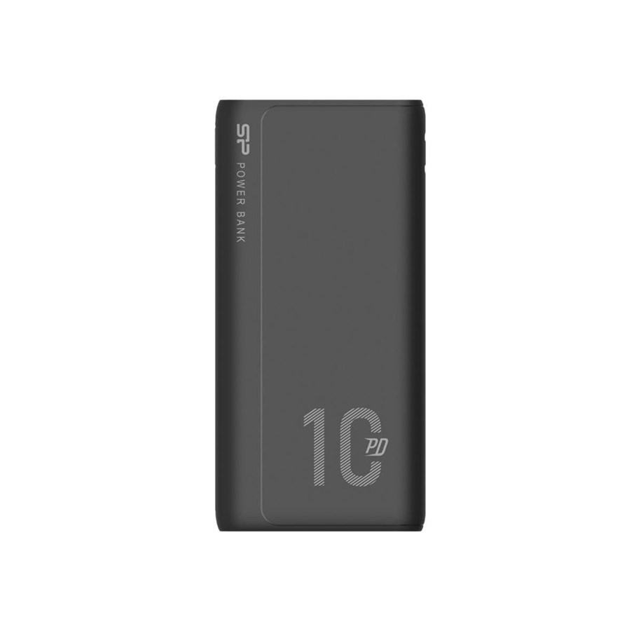 Powerbank (Akku) - Silicon Power QP15 power bank - Li-pol - 2 x USB 24 pin USB-C - 18 Watt - 10000 mAh - SP10KMAPBKQP150K