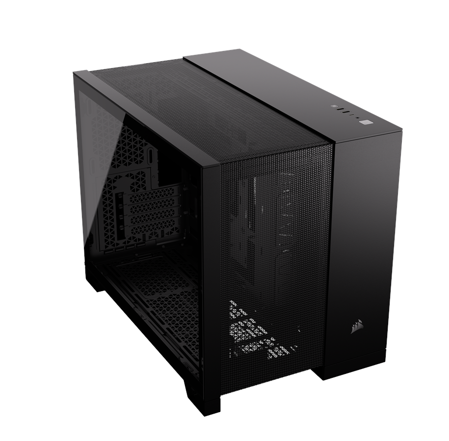 Gehäuse - Corsair 2500D Airflow - Dual Chamber - Gehäuse - Minitower - Schwarz - CC-9011263-WW