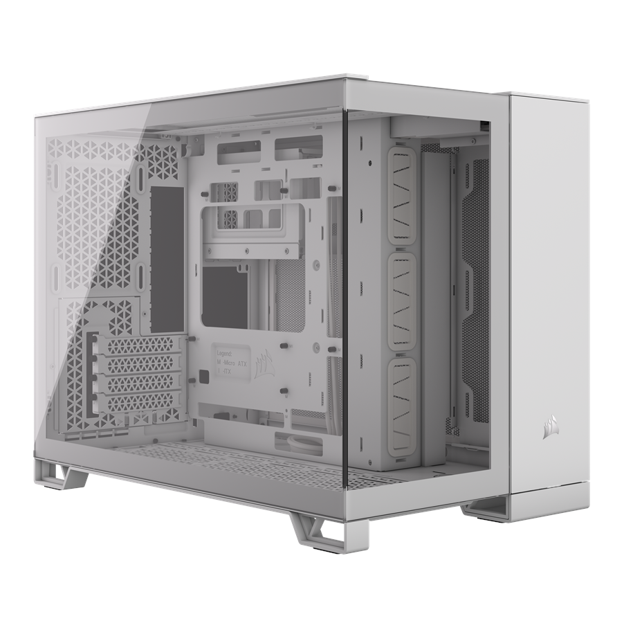 Gehäuse - Corsair 2500X - Dual Chamber - Gehäuse - Minitower - Weiß - CC-9011266-WW