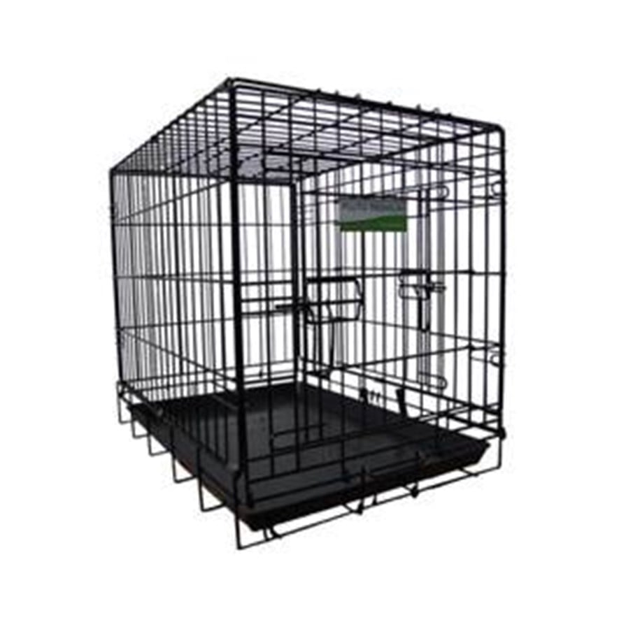 Hunde - Active Canis Travel Dog Car Cage X-large L107 W70 H79 cm Black - T6860XL