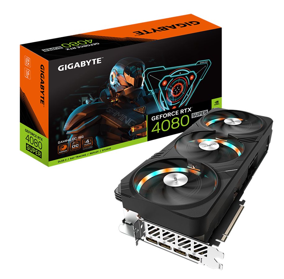 Grafikkarte - GIGABYTE GeForce RTX 4080 SUPER GAMING OC - 16GB GDDR6X RAM - Grafikkarte - GV-N408SGAMING OC-16GD