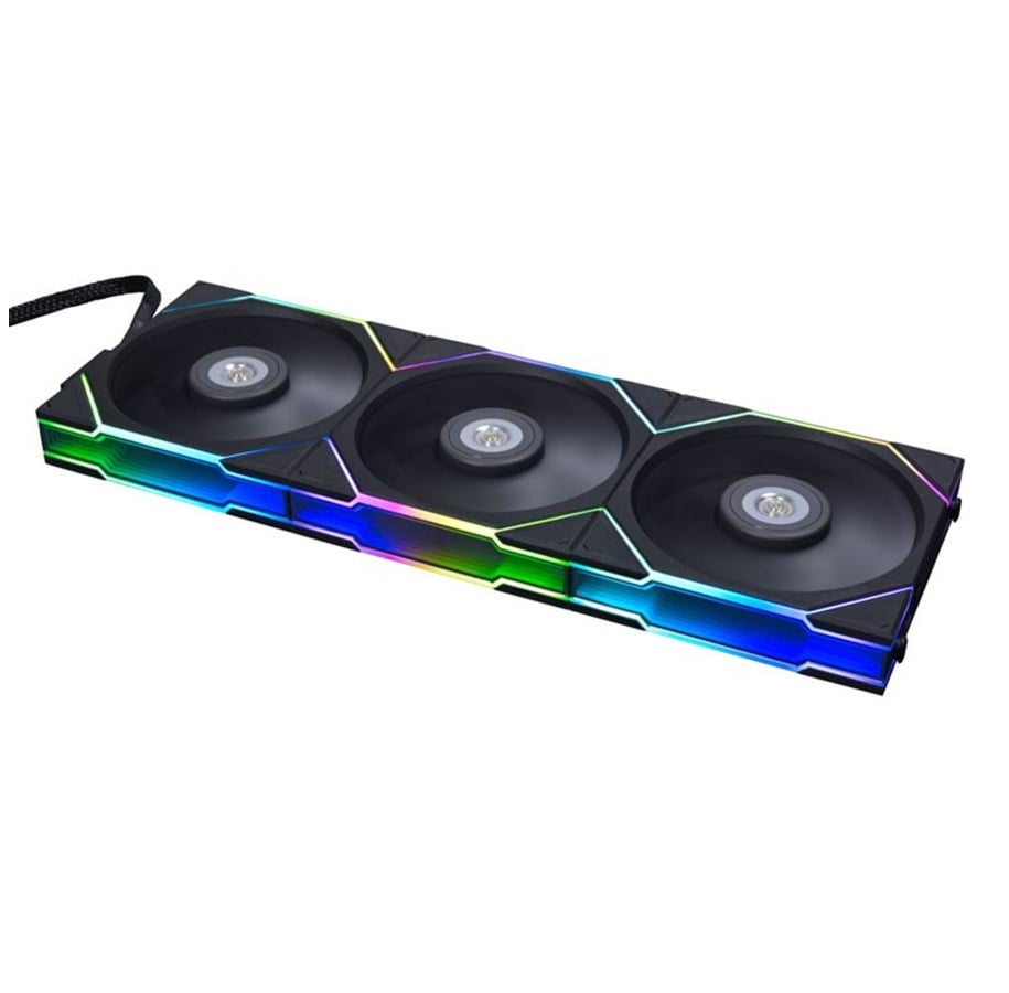 Gehäuselüfter - Lian Li UNI FAN TL 120 (3-pack) - Gehäuselüfter - 120mm - Schwarz mit RGB LED - 33 dBA - 12TL3B