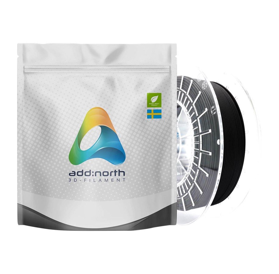 Filament - 3D Drucker - ADDNORTH Adura X - black - nylon filamen - ANAX15BLA
