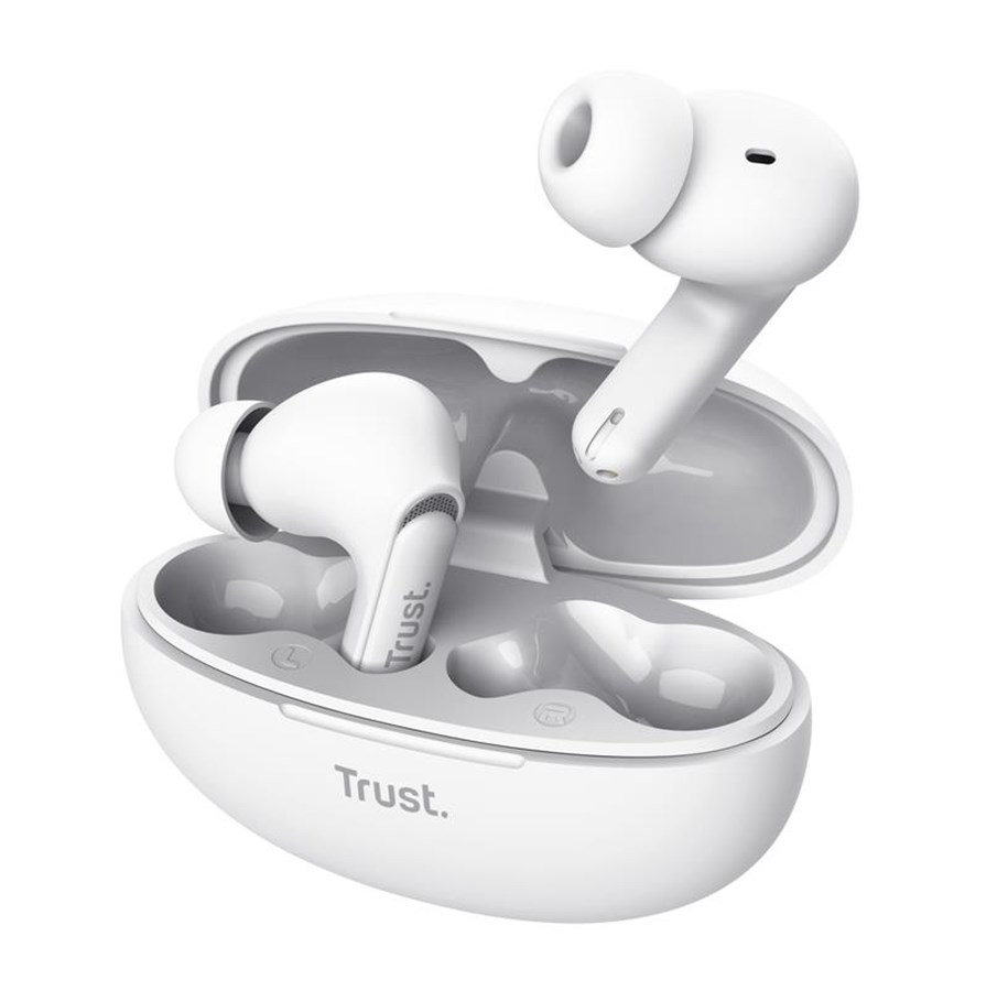 Kopfhörer/Headsets - Trust Yavi ENC - White - 25172