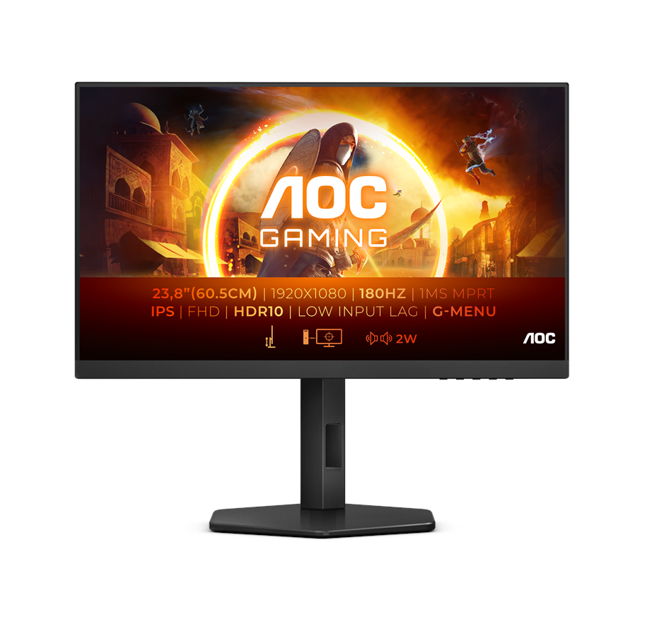 Bildschirm - 24" AOC 24G4X - 1920x1080 (FHD) - 180Hz - IPS - 24G4X