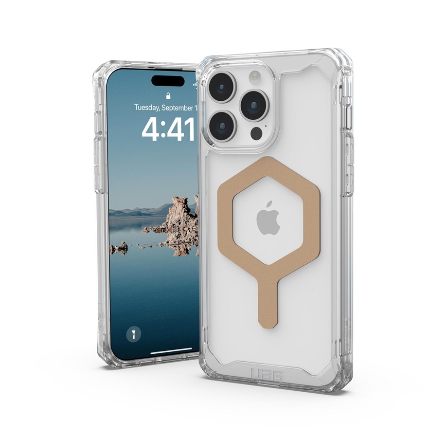 Handys - Cover & Cases - UAG Plyo MagSafe ice/gold - iPhone 15 Pro Max - 114305114381
