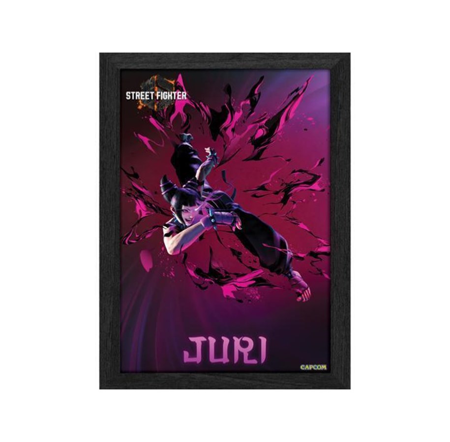 Level Up Labs Pixel Frames PLAX – Poster Lenticolare 3D Street Fighter 6: Chun-Li, 25,4x30,5 Cm, Cornice Inclusa, Licenza Ufficiale - 2