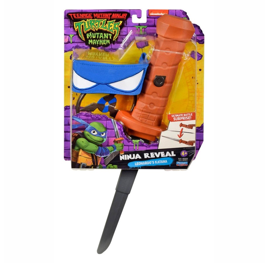 Kostüme - Playmates Toys Teenage Mutant Ninja Turtles Leonardo's Katana Sword Playset - 38759