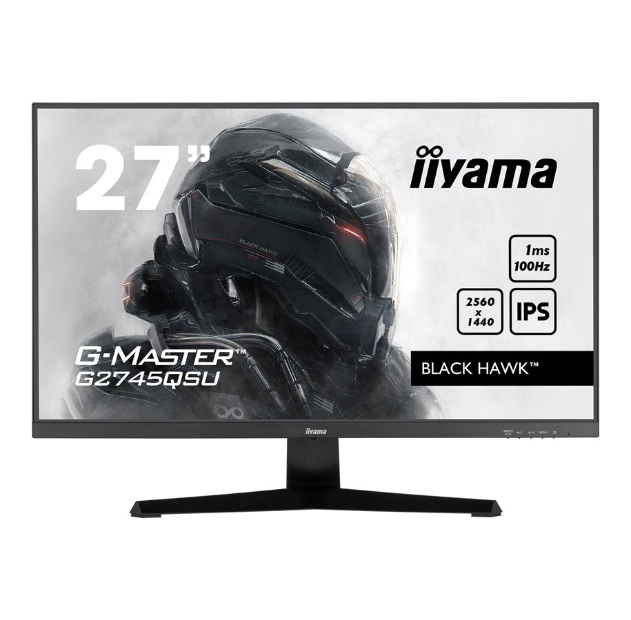 Bildschirm - 27" iiyama G-MASTER Black Hawk - 2560x1440 - 100Hz - IPS - G2745QSU-B1