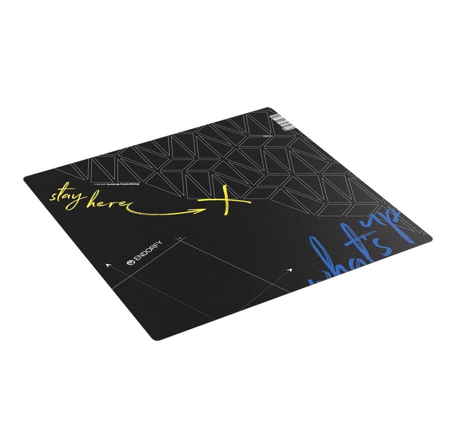 Gaming Stühle - ENDORFY FP90S - floor mat - rectangular - 90 x 90 cm - black - EY8G002