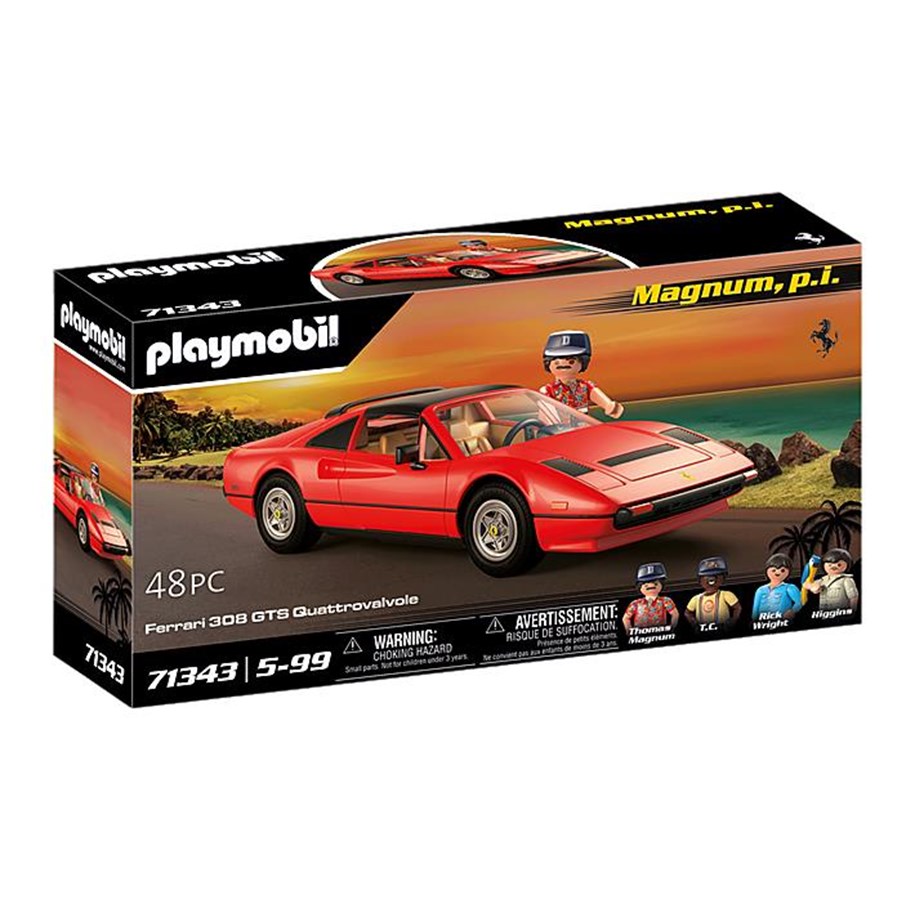 Playmobil - Playmobil Film - Magnum, p.i. Ferrari 308 GTS Quattrovalvole - 71343