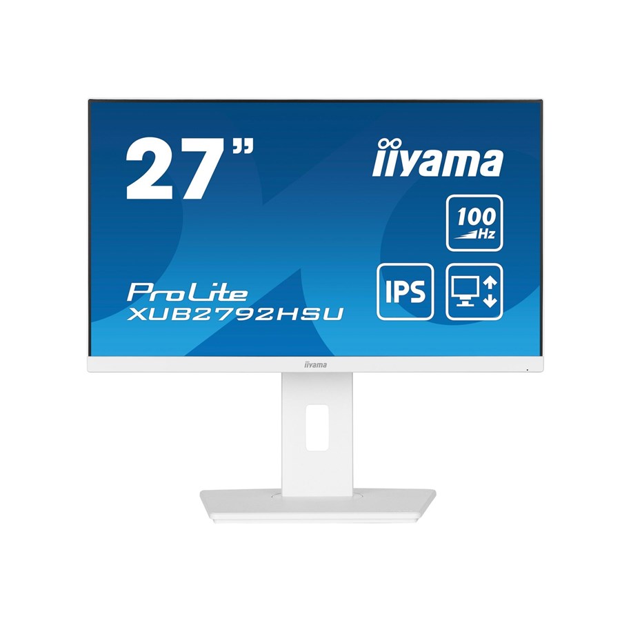 Monitor - 27" iiyama ProLite XUB2792HSU-W6 - 1920x1080 - 100Hz - IPS - XUB2792HSU-W6