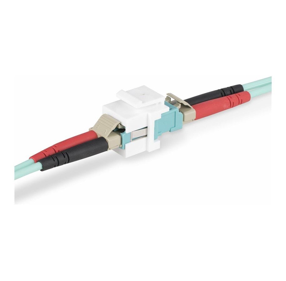 StarTech.com LC to LC Coupler LC Fiber Coupler LC/UPC Keystone Jack ...