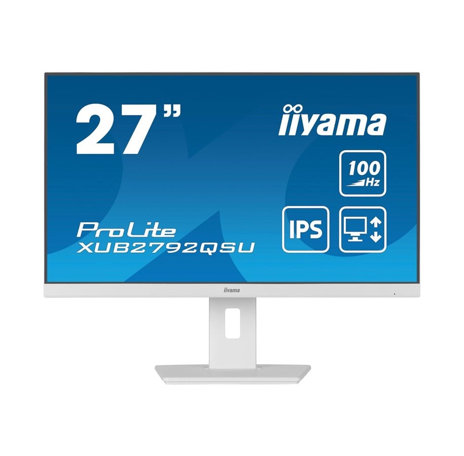 Monitor - 27" iiyama ProLite XUB2792QSU-W6 - 2560x1440 - 100Hz - IPS - XUB2792QSU-W6
