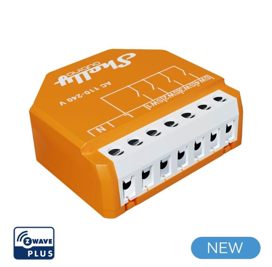 Smart-Home - Shelly Qubino Wave I4 - Shelly_W_i4