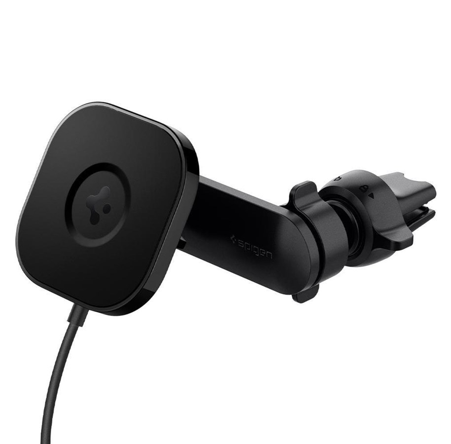 Handys - Adapter und Ladegeräte - Spigen OneTap MagSafe Car Mount ITS12W - black - ACP02615