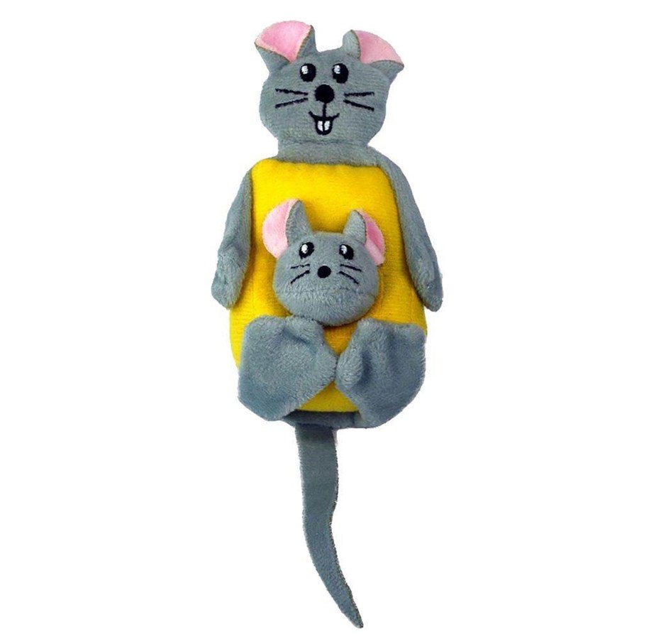 Katzen - KONG - Cat Pull-A-Partz Cheezy 5.7X6.3X23Cm - 788.0112