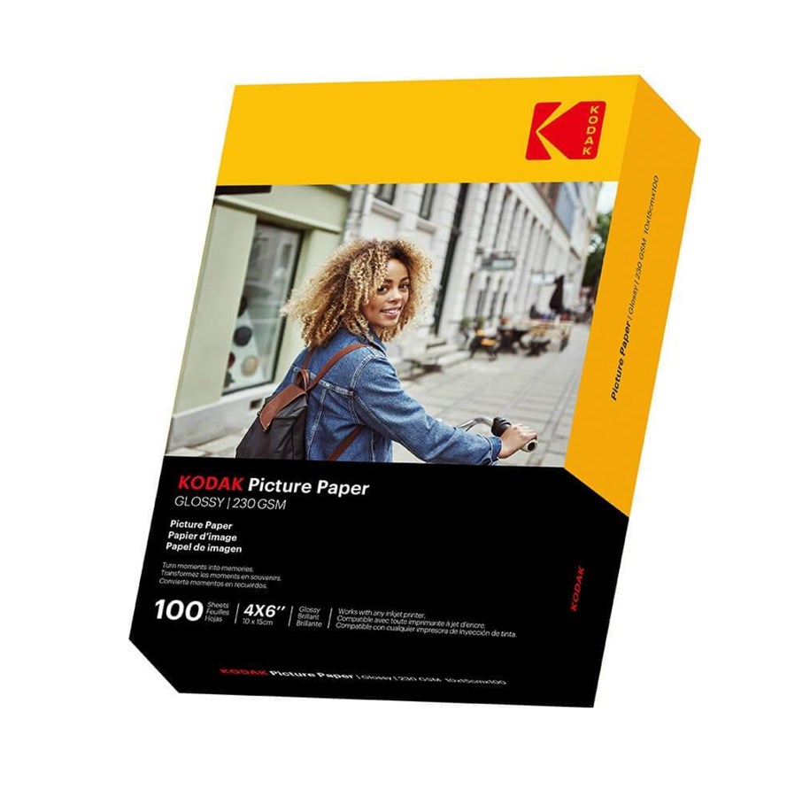 Fotoalbum & Archivierung - KODAK 10x15cm Glossy Photo Paper 230g/m² 100 Sheets - 9891164