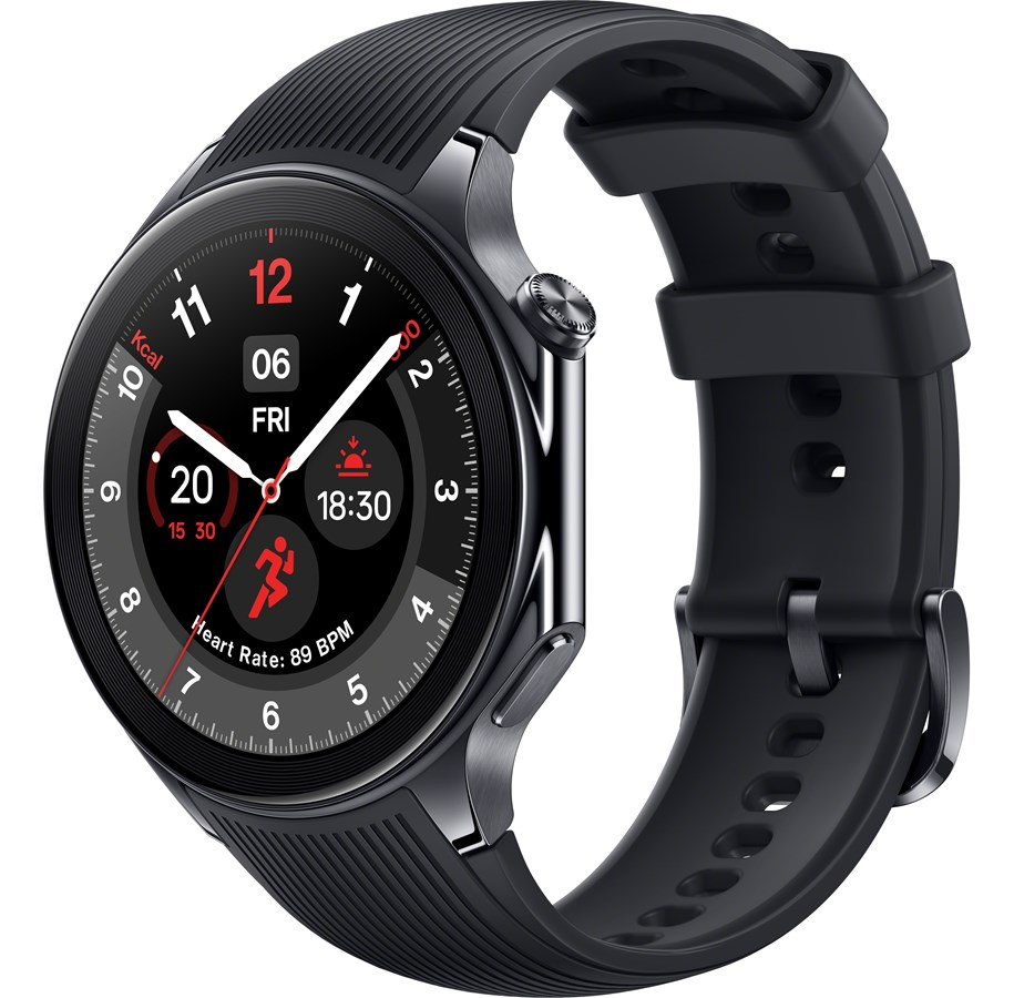 Smartwatches, Pulsuhren, Sportuhren & Schrittzähler - OnePlus Watch 2 - Black Steel - 5491100053