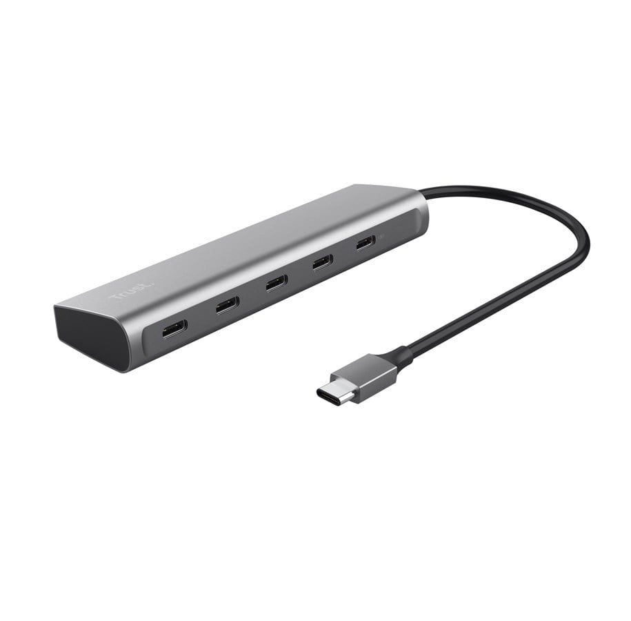 USB-Hubs - Trust Halyx USB-Hubs - USB 3.1 - 5 - silber - 25136