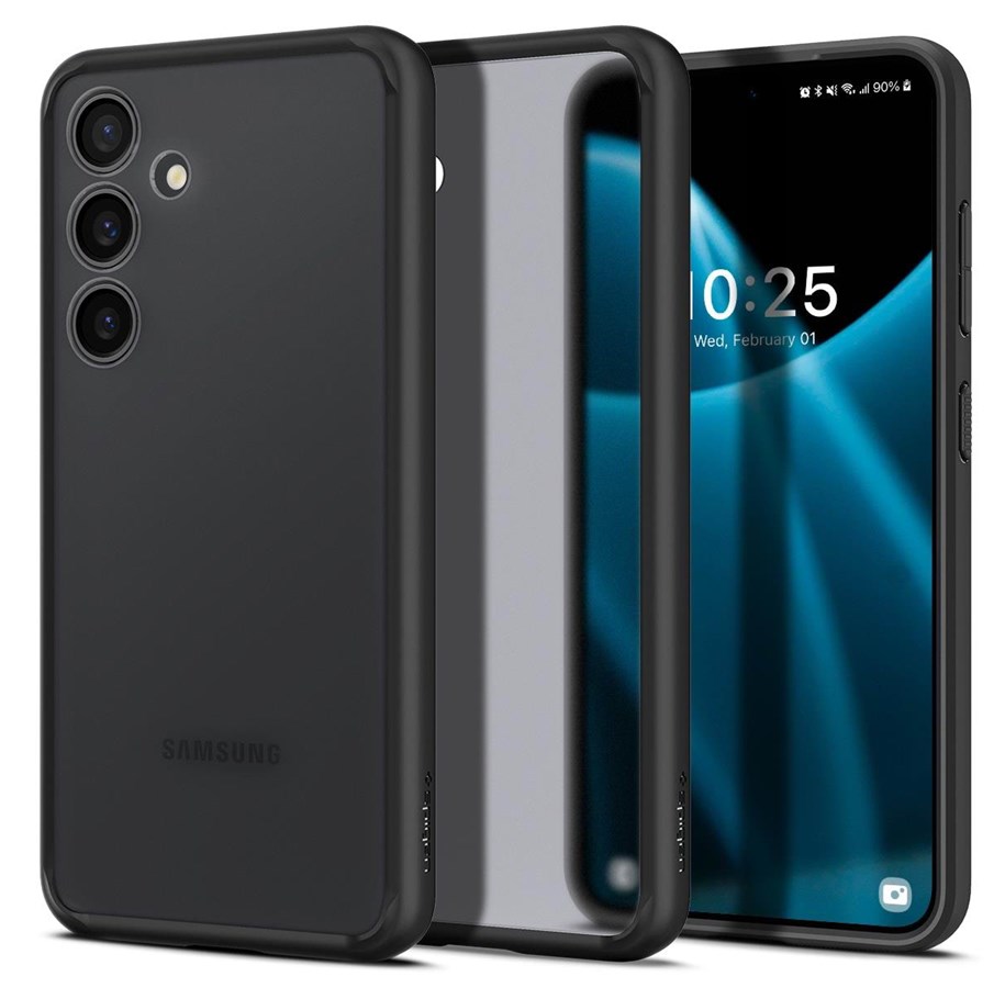 Handys - Cover & Cases - Spigen Ultra Hybrid - frost black - Samsung Galaxy S24 - ACS07353