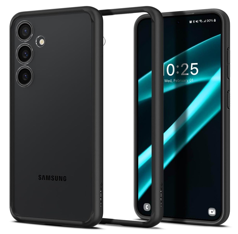 Handys - Cover & Cases - Spigen Ultra Hybrid - matte black - Samsung Galaxy S24+ - ACS07330