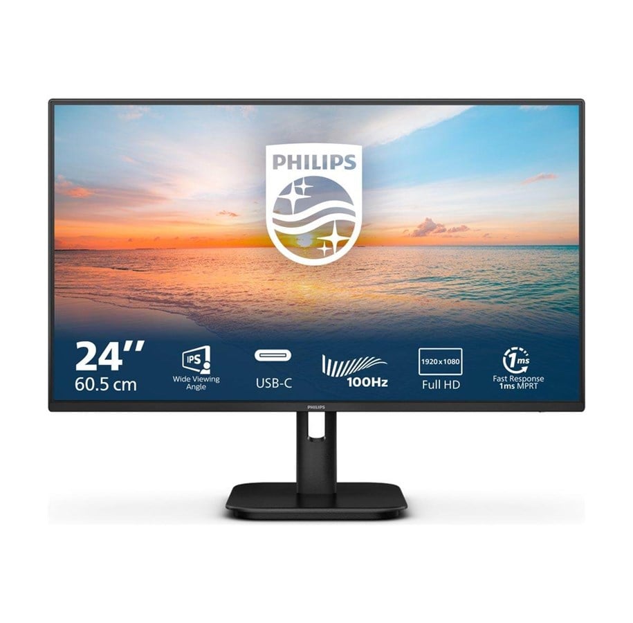 Monitor - 24" Philips 24E1N1300A - 1920x1080 - 100Hz - IPS - 24E1N1300A/00